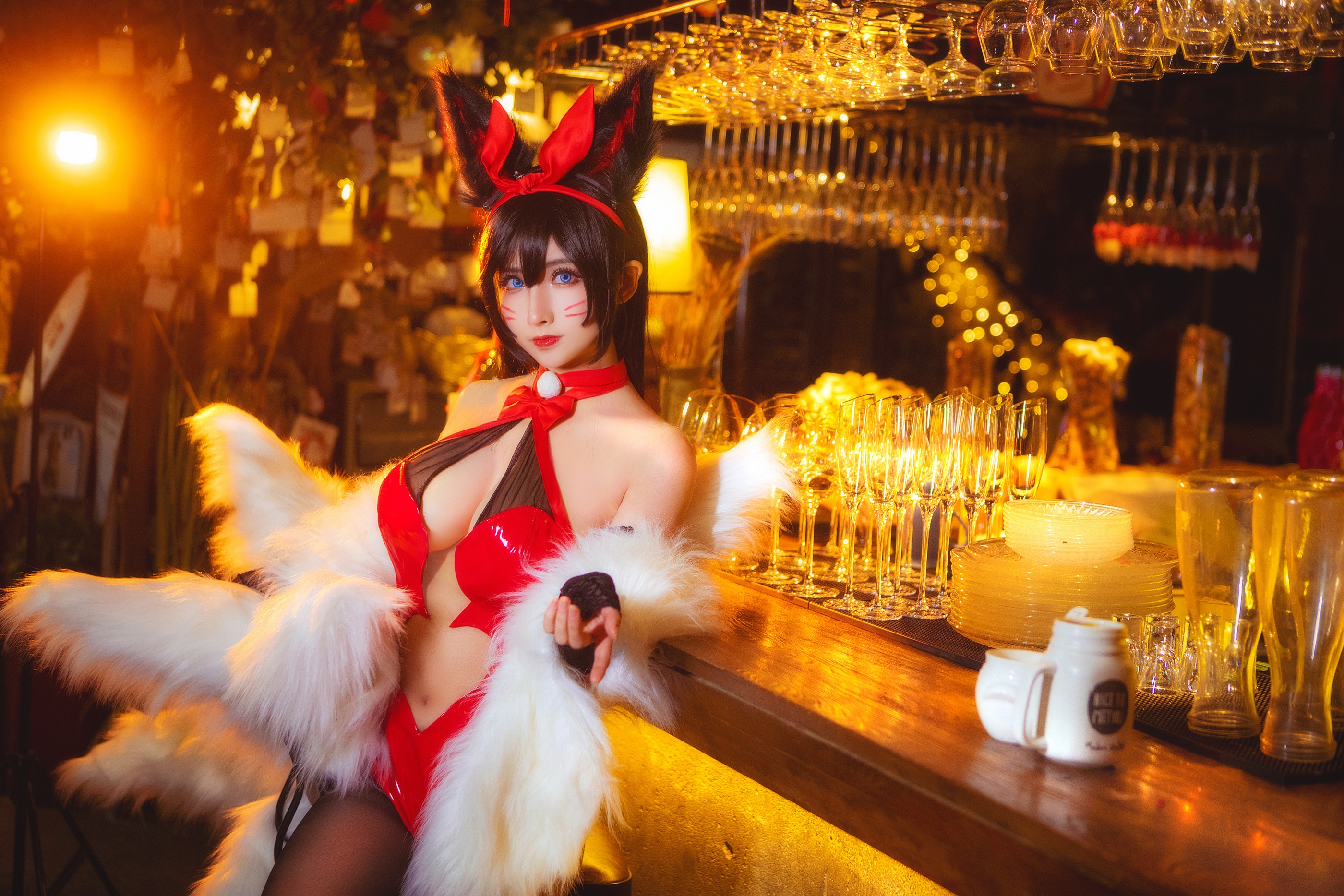 图片[1]-rioko凉凉子 – NO.017 兔女郎阿狸 [14P]-XikXak